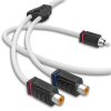 RCA Splitter kábel, DS18 MOFCR-2F1M Marine, 1M