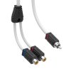 RCA Splitter kábel, DS18 MOFCR-2F1M Marine, 1M