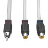 RCA Splitter kábel, DS18 MOFCR-2F1M Marine, 1M