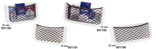 Fali Tartó, Műanyag Króm Hálóval, GFN, 260 mm x 112 mm x 32 mm