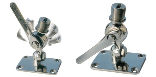 Antenna tartó, GFN, inox, 1" x 14 menettel