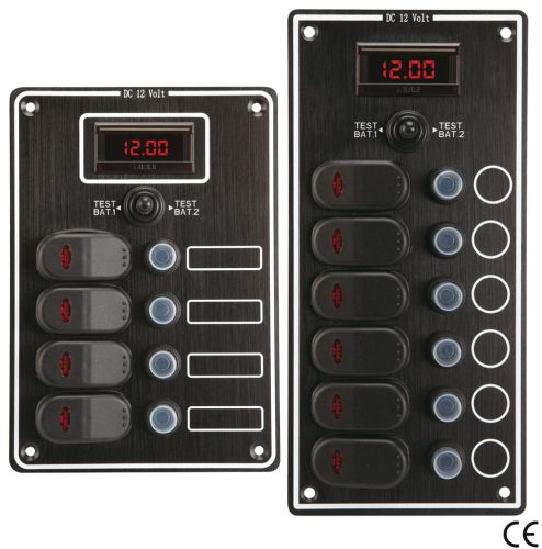 LED Vezérlőpanel 4 Kapcsolóval IP65 Védelemmel