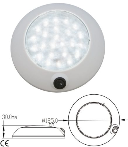 LED Plafonlámpa 24 - Meleg Fényű, Magas Fényerővel