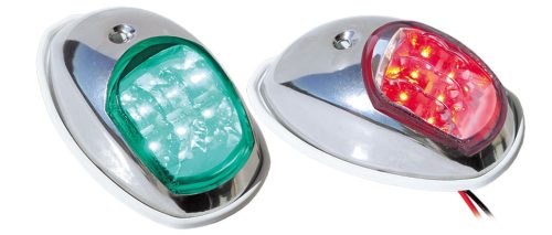 Navigációs LED lámpa, GFN, UV álló, 12V, párban