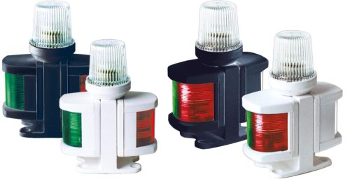 Navigációs lámpa ABS GFN, kombinált, UV álló, INOX, nitril tömítéssel