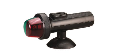 Hordozható LED navigációs lámpa, GFN, ABS ház, vízálló, piros, zöld, 20 Lumen, 1 x 0,2 W