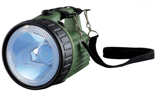LED Vízálló Tölthető Zseblámpa, GFN, ABS, Ütésálló, Fekete, 800 Lumen, 10W, 4V-4,5mAh, 8 óra üzemidő, IP44