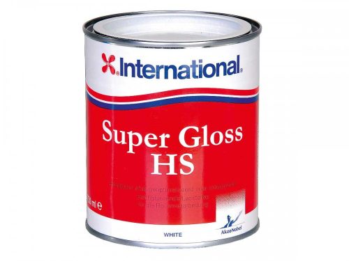 Yachtlakk, Super Gloss HS, 750ml, egykomponensű, magasfényű, artikfehér