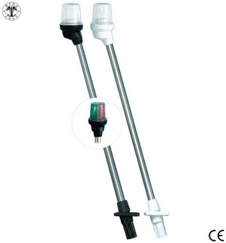 Telepíthető Inox Világítóoszlop