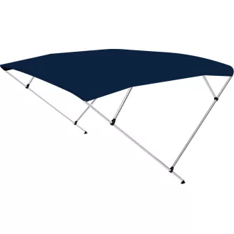 Bimini tető dupla keret sötétkék 225x170-190x129 cm