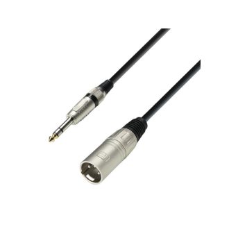   ADAM HALL K3BMV1000 XLR Férfi-6.3 Sztereó 10 m Audio Kábel