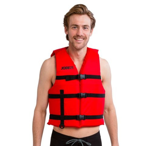 Vízisí mellény Universal, Nylon / EPE, 50N, piros