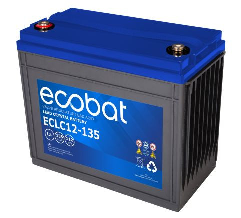 Akkumulátor, ECOBAT lead crystal deep cycle AGM, 12V - 140Ah
