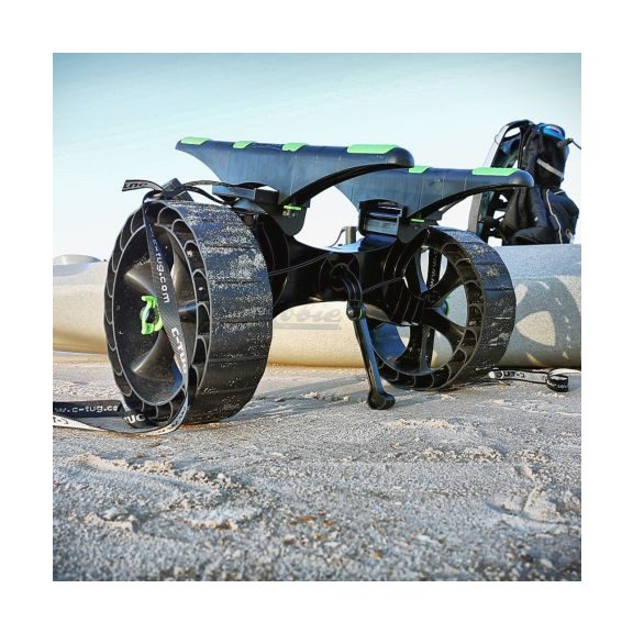 Csónakszállító kocsi C-TUG R, homokfutó kerekekkel