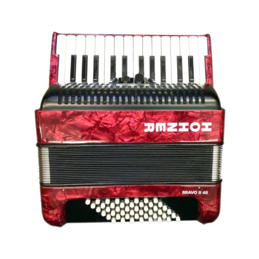 HOHNER Bravo II 48 Új Harmonikaborítás WB PIROS Harmonika