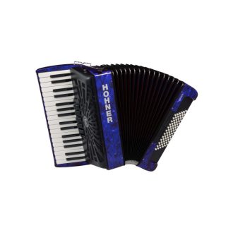   HOHNER HARMONIKÁK BRAVO III 72 ÚJ HARMONIKA Kék Zongora Harmonika táskával