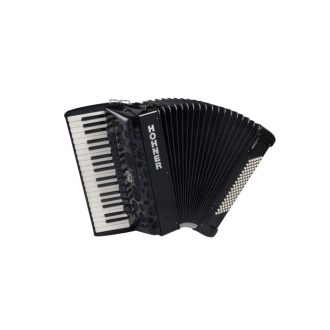   HOHNER HARMONIKÁK AMICA FORTE IV 96 Fekete Zongora Harmonika táskával