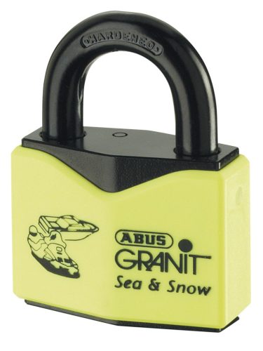 Lakat, ABUS – edzett acél, korrózióvédett, 63mm