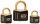 Lakat, ABUS, Sárgaréz, 20mm, KS-bevonat