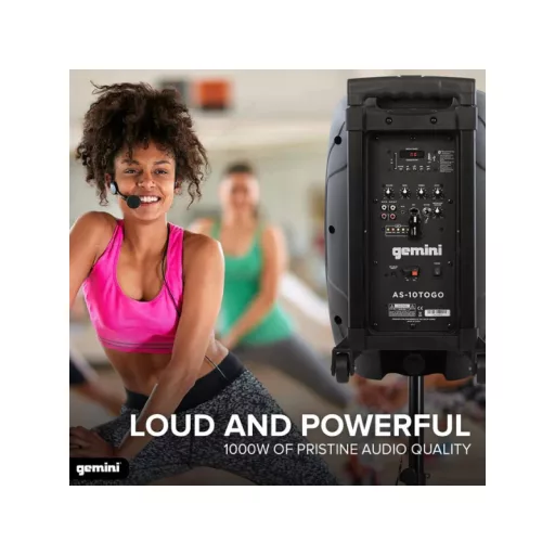 GEMINI AS-10 TO GO Aktív Hangszóró