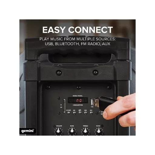 GEMINI AS-12 TO GO Aktív Hangszóró
