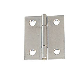 Zsanér, félig széles , Standard-Scharniere, rozsdamentes acél AISI304, szatén felület, 40 x 32 x 1.0mm