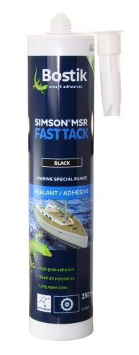 Ablaktömítő, Bostik – MSR Fast Tack, SMP, Fekete, 290ml