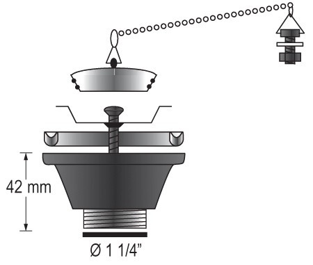 Mosdólefolyó, Barka – 1 1/4" menettel