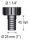 Tömlőcsatlakozó 1 1/4" menettel, BARKA, 25mm-es tömlőhöz