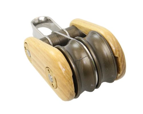 BARTON VICTORY dupla fa tömb, rögzített szemes, Blöcke Holz, 45mm
