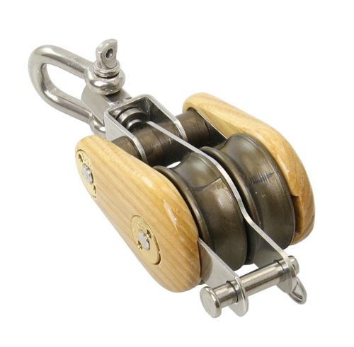 Barton Victory fa dupla tömb, forgó szemes, beckettel, Blöcke Holz, 30mm