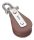 Barton TUPHblox egyszerű blokk, Barton, Tufnol, forgócsappal, 20mm, 8mm kötél