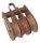 BARTON TUPHblox hármas csiga rögzített szemmel, BARTON, Tufnol, 10mm kötélhez, 30mm
