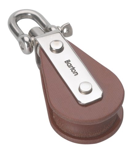 Vitorlás kötélblokk, BARTON, Tufnol, forgócsap, 58mm, 14mm kötélhez