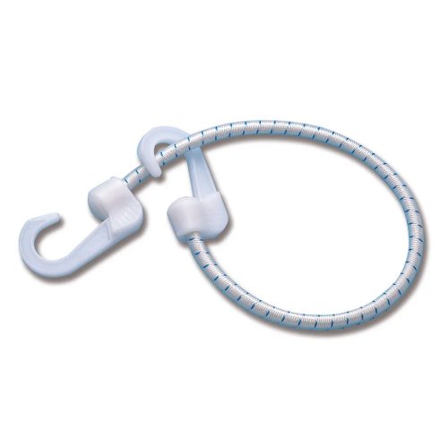 Gumikötél nylon kampókkal, TREM, 10 mm átmérő, 100 cm