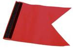 Lindemann Protestflagge, Verklicker, Klettverschluss, piros, 170x235mm