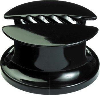 Bikakötél rögzítő, Clamcleat, nylon, fekete, 85mm, 6-10mm kötélhez