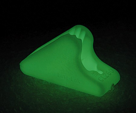 Kötélrögzítő, Clamcleat – Nylon, fekete, 2-5mm, 8db
