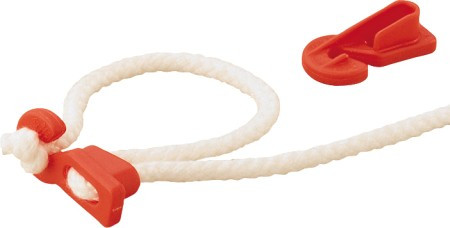 Kötélrögzítő készlet, CLAMCLEAT – műanyag, 6 db, kötéllel 5mm 1,5m
