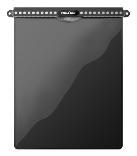 Vízálló táska tabletnek, FIDLOCK – TPU, átlátszó, 258 x 300 x 9 mm