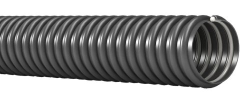 Lefolyócső, Schlauch, PVC acélspirállal, szürke, 32mm