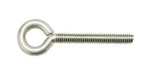 Szemes csavar, Augbolzen|Schraubösen, A2 rozsdamentes acél, M6x43mm, 10mm szem, 10db