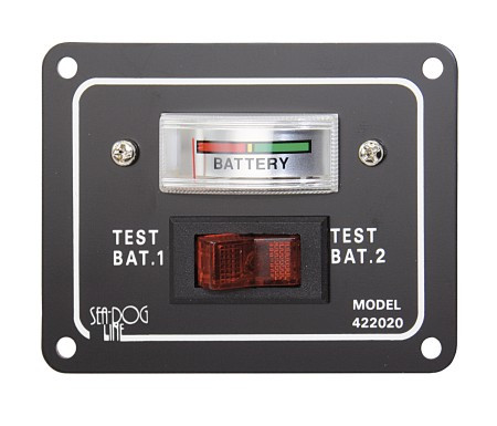 Akkumulátor tesztkapcsoló, Schaltpaneele|Batterietestschalter, Alumínium, Anodizált, 12V 37A