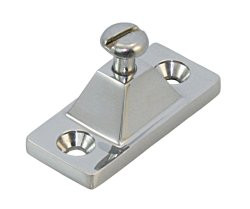 Kötélzet oldalsó rögzítő, Sprayhoodbeschläge, A4 rozsdamentes acél, 50x22mm, 6mm-es csavar
