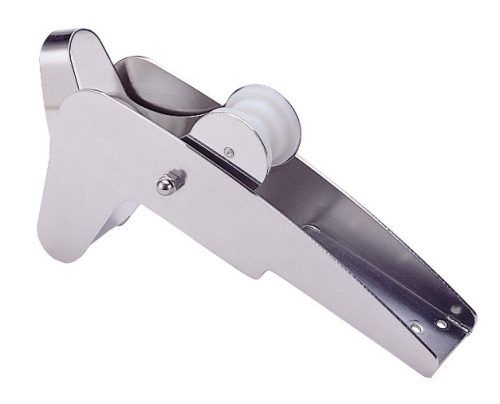 Orrsugárgörgő billenővel, Ankerhalter, A2 rozsdamentes acél, nylon görgővel, M-horgonyhoz, 395x78mm