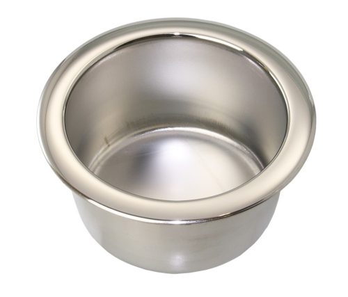 Pohártartó, Flaschen- und Becherhalter|Einbau, AISI304 rozsdamentes acél, 70mm Øa, 43mm magas