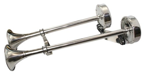 Kürt, elektromos – SEAWORLD, rozsdamentes acél, 12V, 450mm, 110dB