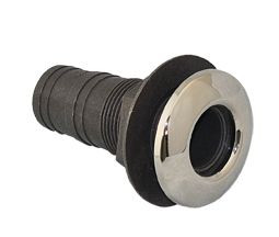 Hajótest átvezető, Lindemann – Acetal, Rozsdamentes acél sapkával, 3/4"