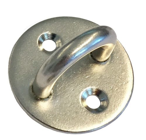 Szemes lemez, kerek A4 33mm, Decksaugen, rozsdamentes acél AISI 316, 5mm kengyel, 10 db