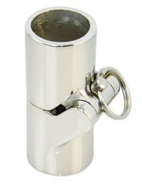 Csőösszekötő Gelenk, Sprayhoodbeschläge|Rohrgelenk, A4, rozsdamentes acél, tükörpolírozott, 22 mm-es csőhöz